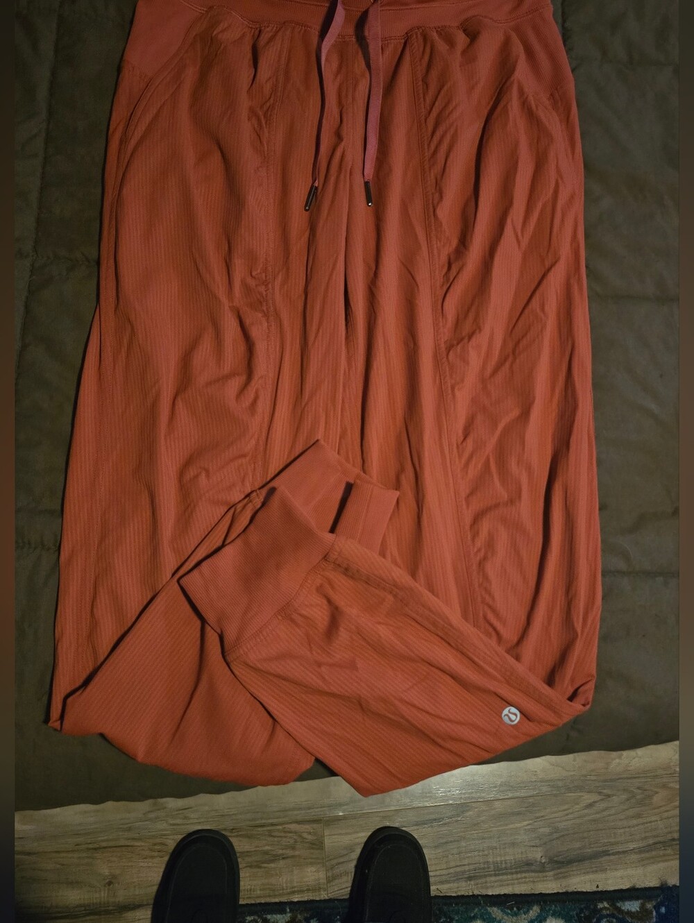 lululemon athletica  Ribbed Joggers in Burnt Orange